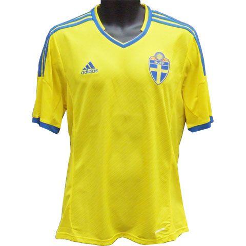 adidas（アディダス） スウェーデン代表 2013 ホーム 半袖レプリカ