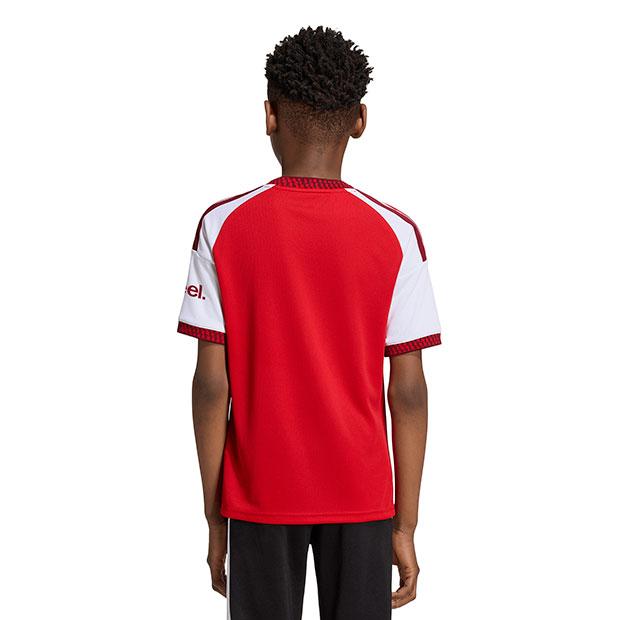 サッカーユニフォーム　赤　半袖 adidas（アディダス） ジュニア アーセナル 26-27 ホーム 半袖レプリカ
