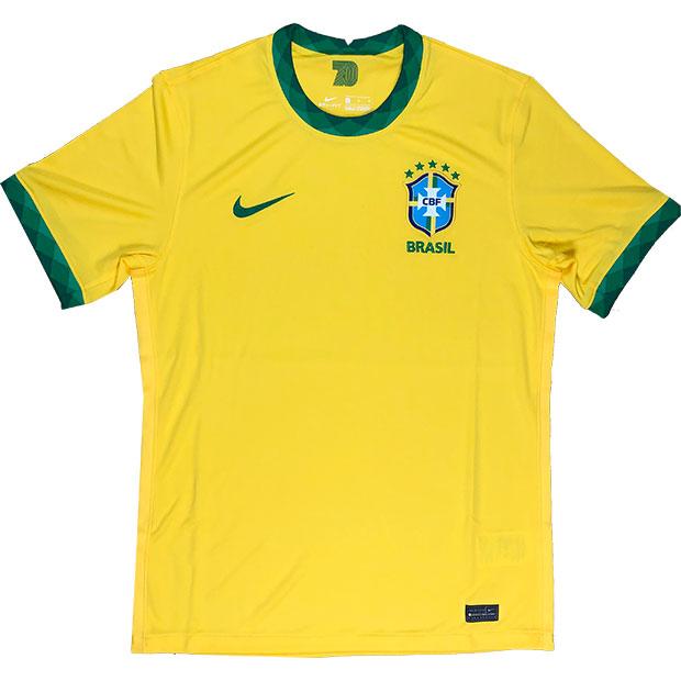 超人気 ブラジル代表 ホーム 半袖レプリカユニフォーム Nike ナイキ ナショナルチームレプリカウェアー