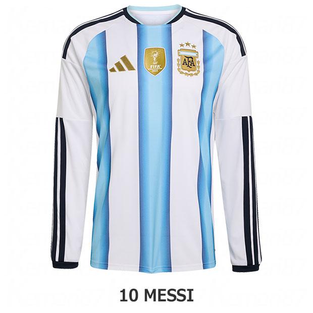 adidas アルゼンチン代表 2026 ホーム 長袖レプリカユニフォーム 10