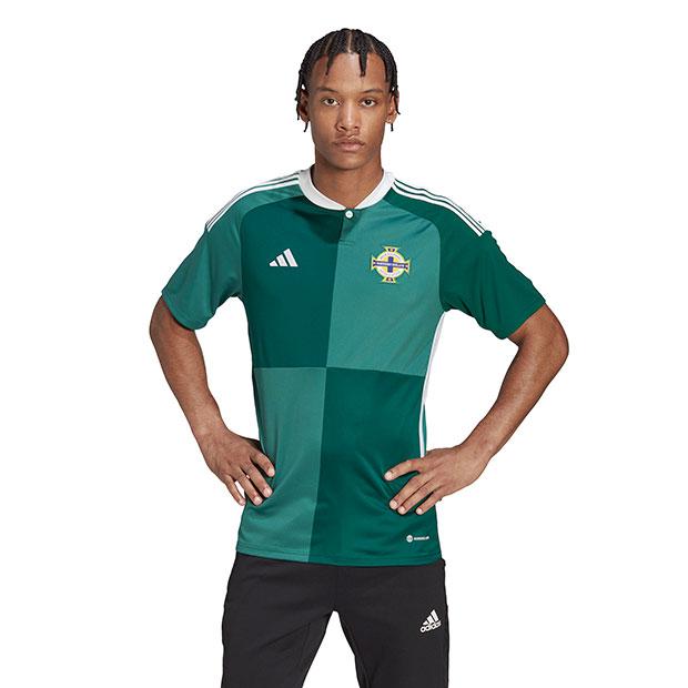 adidas（アディダス） 北アイルランド代表 2022 ホーム 半袖レプリカ