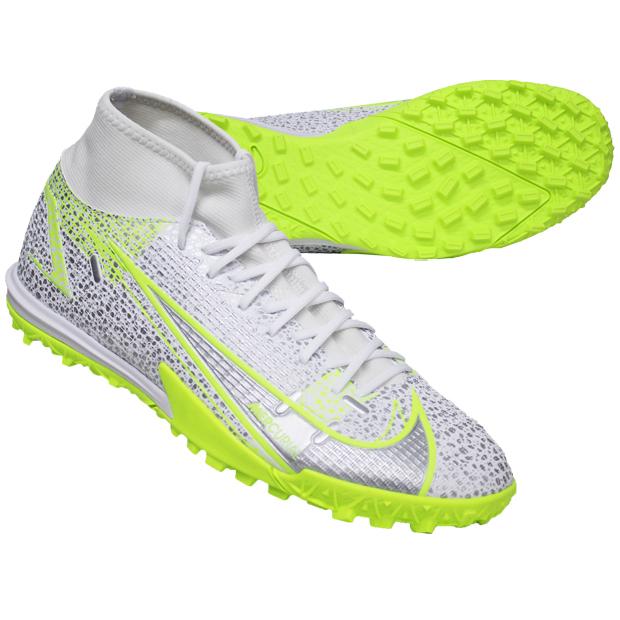 マーキュリアル スーパーフライ 8 アカデミー Tf ホワイト ブラック Nike ナイキ サッカーフットサルトレーニングシューズcv0953 10