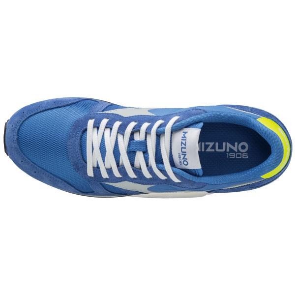ミズノ　ランニングシューズ　トレーニングシューズ　ブルー×イエロー　27 WAVE RIDER ミズノ ランニングシューズ 2E相当 メンズ MIZUNO ウエーブ