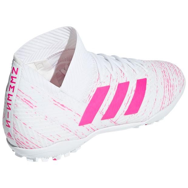 adidas ネメシス 18.3 TF ランニングホワイト×ショックピンクF18