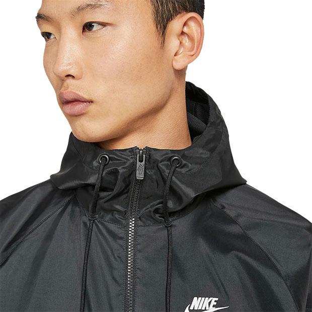 NIKE（ナイキ） NSW HE WR ウーブンフーディジャケット ブラック 