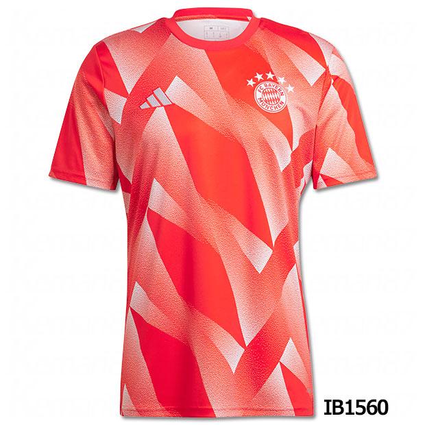 adidas（アディダス） バイエルンミュンヘン 半袖プレマッチシャツ