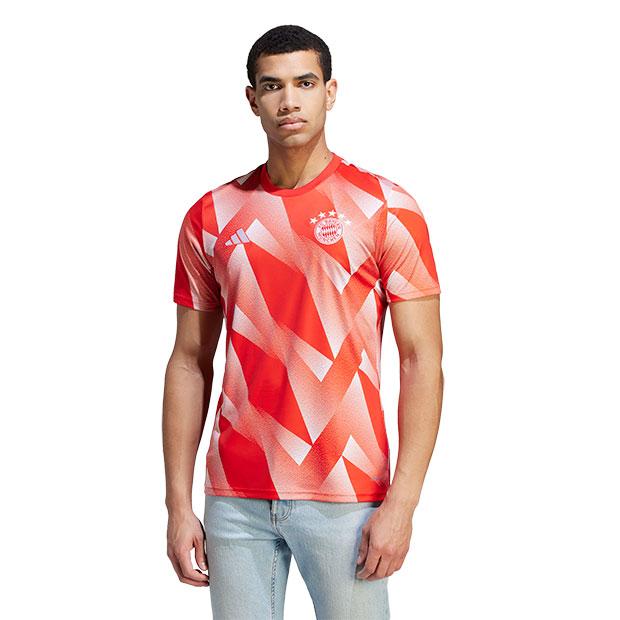 adidas（アディダス） バイエルンミュンヘン 半袖プレマッチシャツ