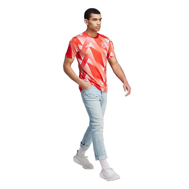 adidas（アディダス） バイエルンミュンヘン 半袖プレマッチシャツ