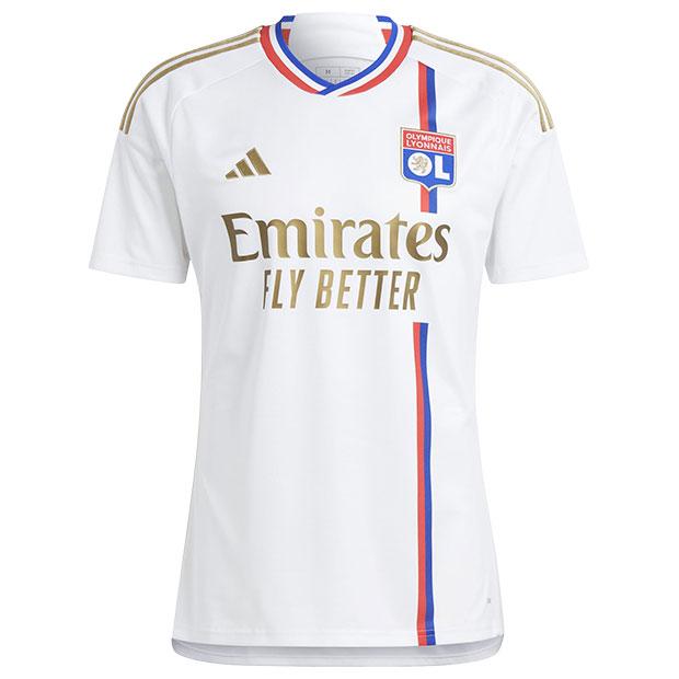 リヨン アディダス adidas ユニフォーム adidas オリンピックリヨン 23-24 ホーム 半袖レプリカ