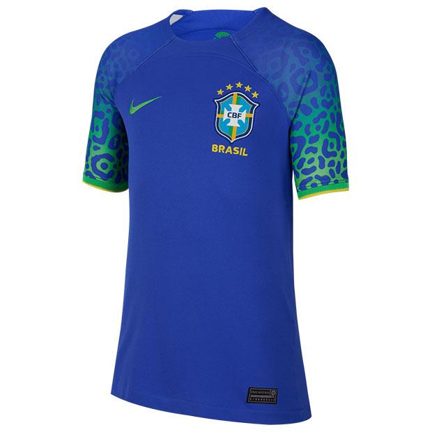 ⭐️新品未使用 NIKE⭐️ ブラジル代表 アウェイ 半袖レプリカユニフォーム NIKE ジュニア ブラジル代表 2022 アウェイ 半袖レプリカ