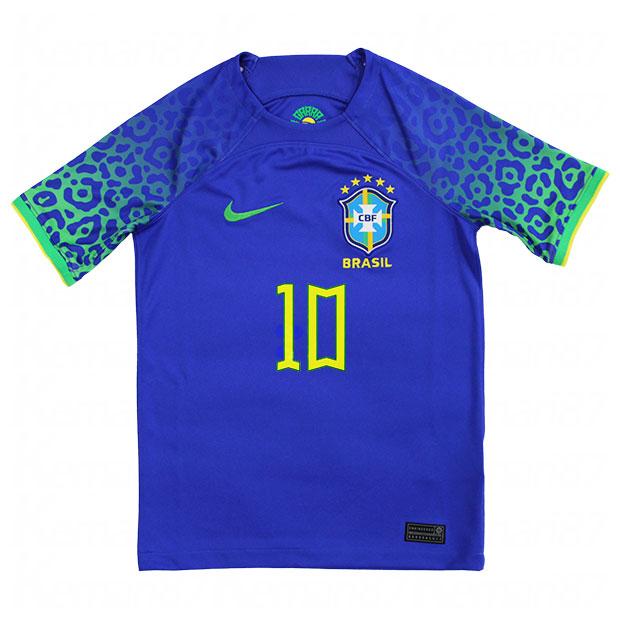 NIKE（ナイキ） ジュニア ブラジル代表 2022 アウェイ 半袖レプリカ