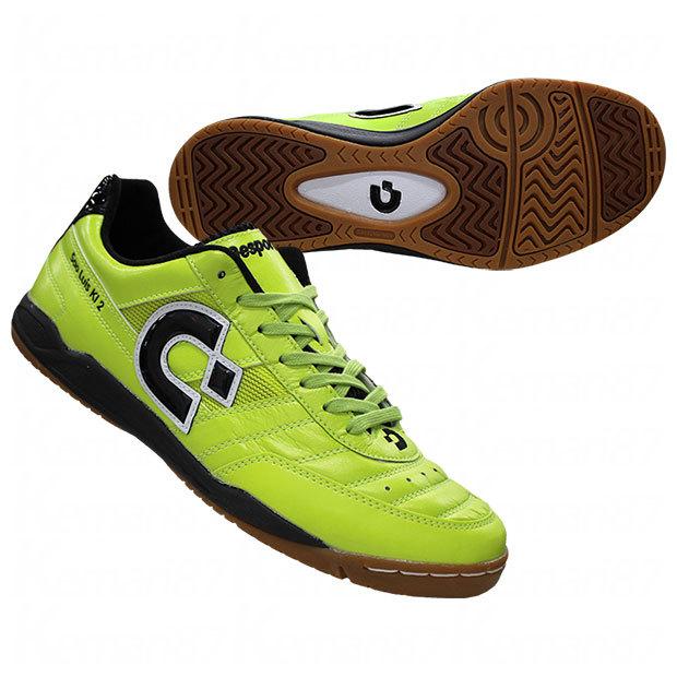 22.5cmDesporteサンルイスKTⅡ（シャトルーズグリーン×ブラック） デスポルチ/Desporte フットサルシューズ（ターフ/人工芝用