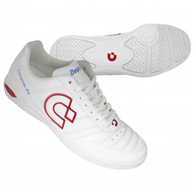 デスポルチ(Desporte) フットサルシューズ カンピーナスJP VI デスポルチ DS-2030 ホワイト×レッド 28cm Desporte（デスポルチ） カンピーナス JP 6 パールホワイト×レッド
