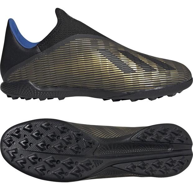 サッカー　トレーニングシューズ ブラック×ゴールド EUR 43 adidas（アディダス） エックス 19.3 TF LL コアブラック×ゴールド