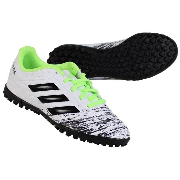 ジュニア コパ 20.4 TF J　フットウェアホワイト×シグナルグリーン　【adidas|アディダス】サッカーフットサルジュニアトレーニングシューズ｜kemari87