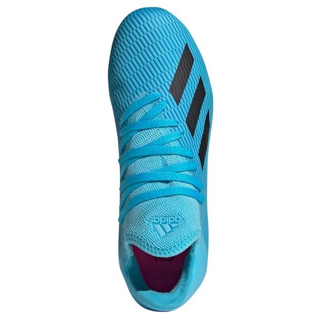 ジュニア エックス 19.3 HG/AG J　ブライトシアン×コアブラック　【adidas|アディダス】サッカージュニアスパイクef7550｜kemari87｜03