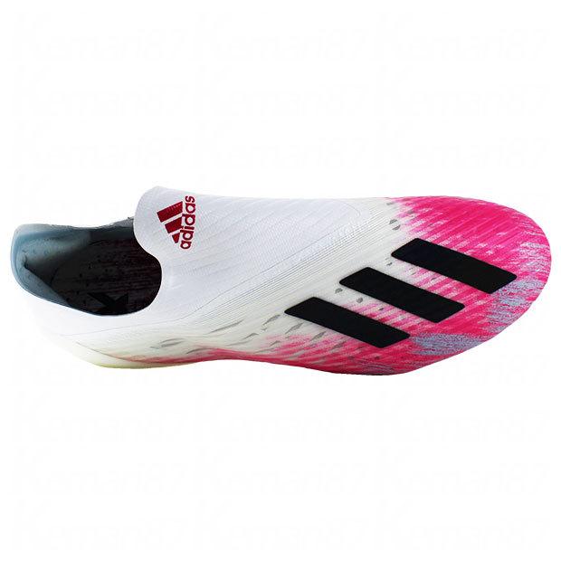 adidas エックス 19+ SG フットウェアホワイト×ショックピンク