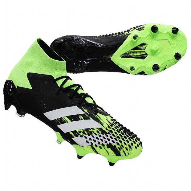 adidas プレデター　ミューテーター20.1　L　FG　27.0㎝　グリーン プレデター ミューテーター 20.1 L AG シグナルグリーン×フットウェア