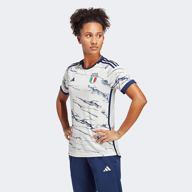 イタリア代表ユニホーム　レプリカ adidas（アディダス） レディース イタリア代表 2023 アウェイ 半袖