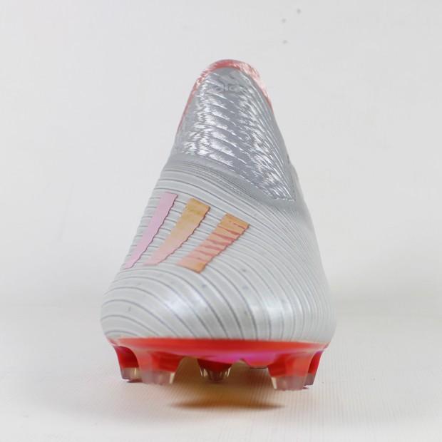 adidas（アディダス） エックス 19+ FG シルバーメット×ハイレゾレッド