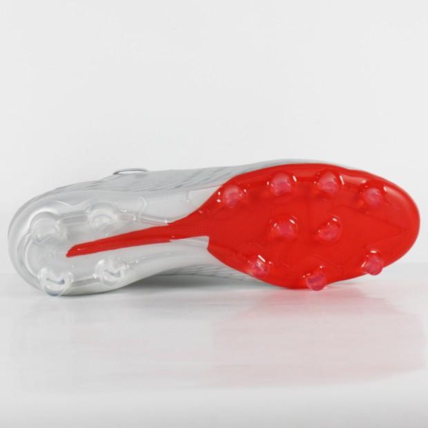 adidas エックス 19.2-ジャパン HG/AG シルバーメット×ハイレゾレッド