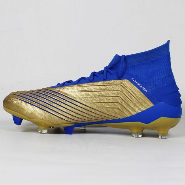adidas プレデター 19.1 FG ゴールドメット×フットボールブルー