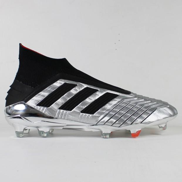 adidas（アディダス） プレデター 19+ FG シルバーメット×コアブラック