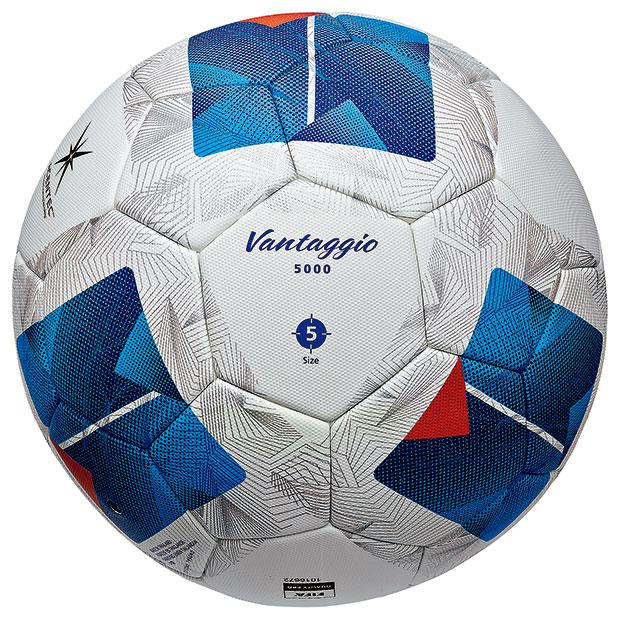 ヴァンタッジオ 5000 ホワイト×ブルー 【molten|モルテン】サッカーボール5号球f5n5000の画像