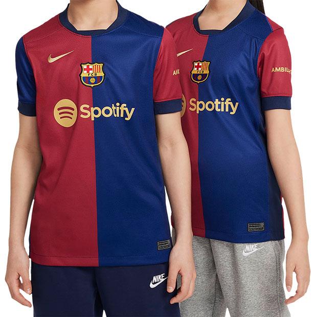 NIKE ジュニア FCバルセロナ 24-25 ホーム 半袖レプリカ NIKE ジュニア FCバルセロナ 24-25 ホーム 半袖レプリカ