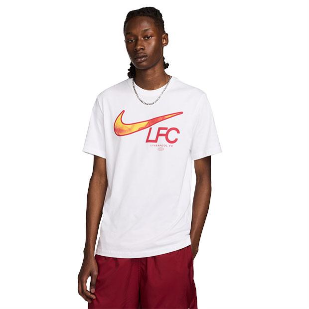 NIKE（ナイキ） リバプール スウッシュ 半袖Tシャツ ホワイト 【NIKE