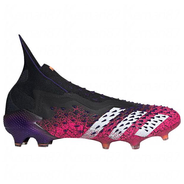 adidas プレデター フリーク+ FG コアブラック×ショックピンク