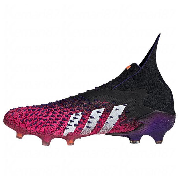 adidas プレデター フリーク+ FG コアブラック×ショックピンク