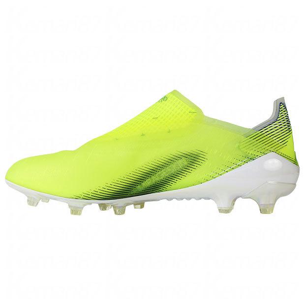 [アディダス] サッカースパイク エックス ゴースト.ソーラーイエロー28 cm adidas エックス ゴースト+ AG ソーラーイエロー×コアブラック