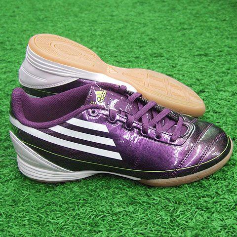 adidas（アディダス） F10 IN J カメレオンパープル×ホワイト