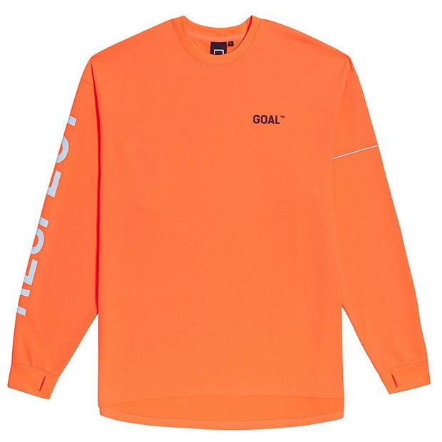 RESPECT 長袖Tシャツ オレンジ 【GOALSTUDIO | ゴールスタジオ