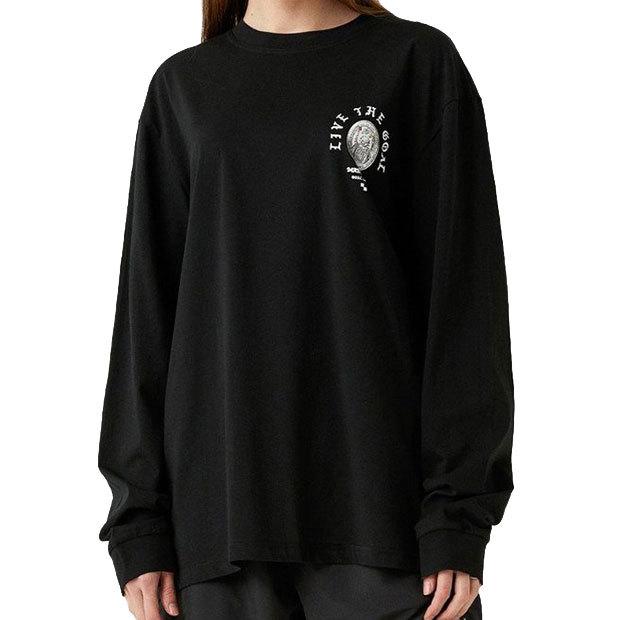 マッドキャットスFC コイングラフィック 長袖Tシャツ ブラック 