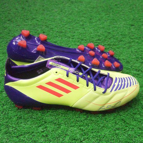 F50 アディゼロ TRX HG LEA　エレクトリシティ×インフラレッド　【adidas|アディダス】サッカースパイクg51578 : g51578  : Kemari87 Y!ショッピング店 - 通販 - Yahoo!ショッピング