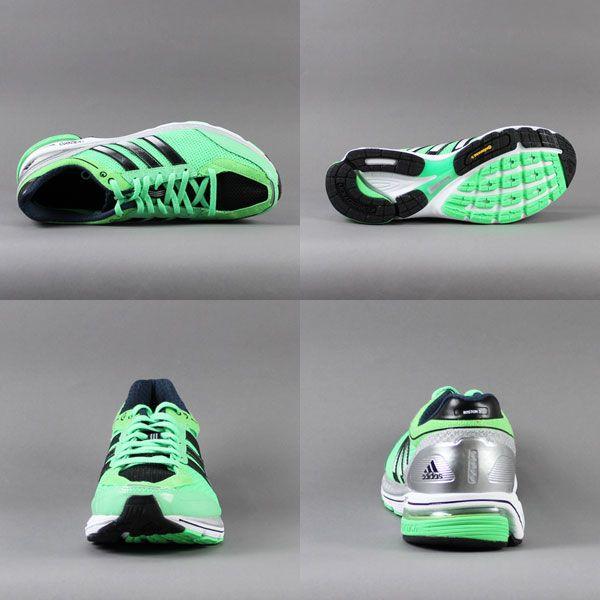 adidas アディゼロ ボストン 3 グリーンゼストS13×ブラック