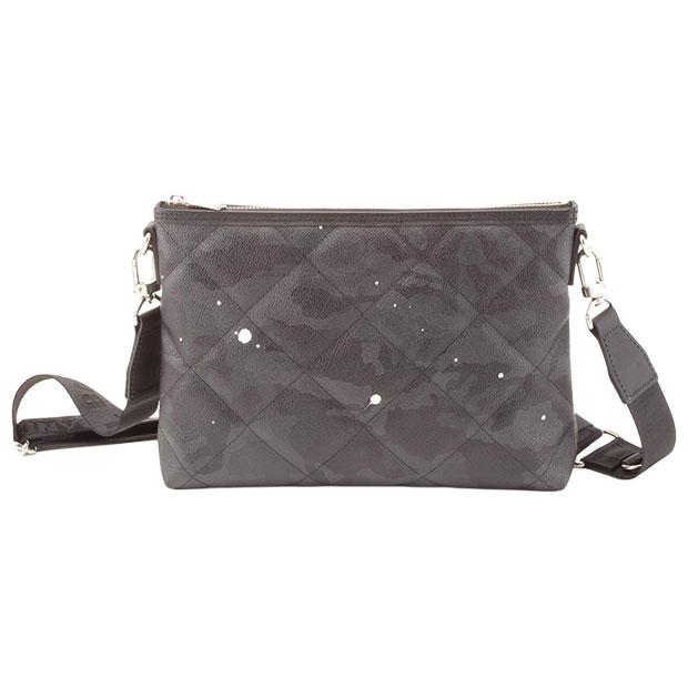 キルティングクロスボディバッグ ブラックカモ 【GENTIL BANDIT