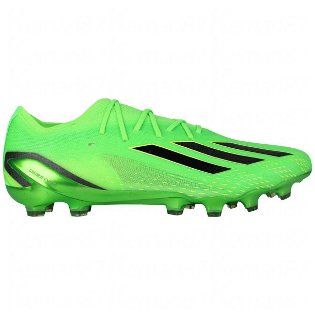 エックス スピードポータル.1 AG ソーラーグリーン×コアブラック 【adidas|アディダス】サッカースパイクgw8423|kemari87|02