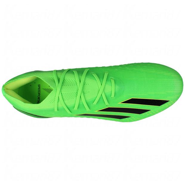 エックス スピードポータル.1 AG ソーラーグリーン×コアブラック 【adidas|アディダス】サッカースパイクgw8423|kemari87|04