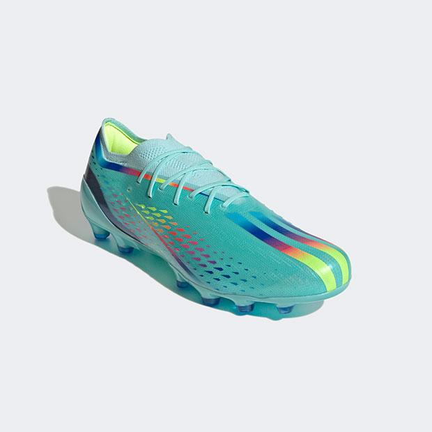 エックス スピードポータル.1 ジャパン HG/AG クリアアクア×ソーラーレッド 【adidas|アディダス】サッカースパイクgw8435|kemari87|02