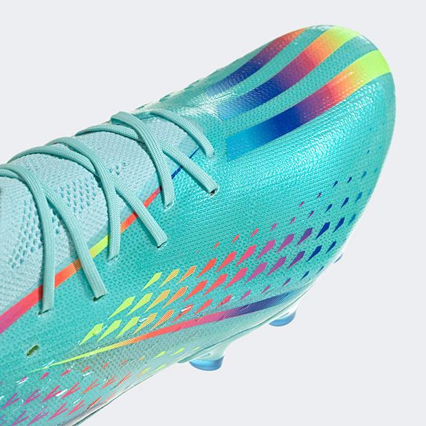 エックス スピードポータル.1 ジャパン HG/AG クリアアクア×ソーラーレッド 【adidas|アディダス】サッカースパイクgw8435|kemari87|06