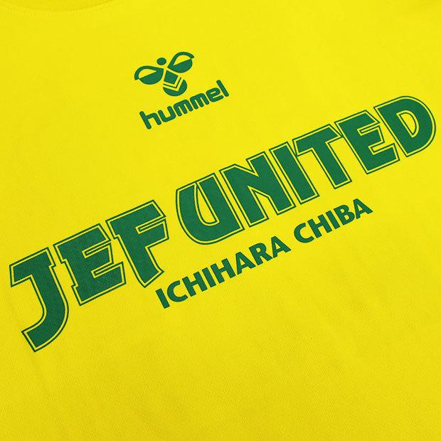 Mizuno　サッカーウェア　ジェフユナイテッド千葉　イエロー　サイン　半袖 MIZUNO ジェフユナイテッド市原・千葉 05 ユニフォーム ホーム