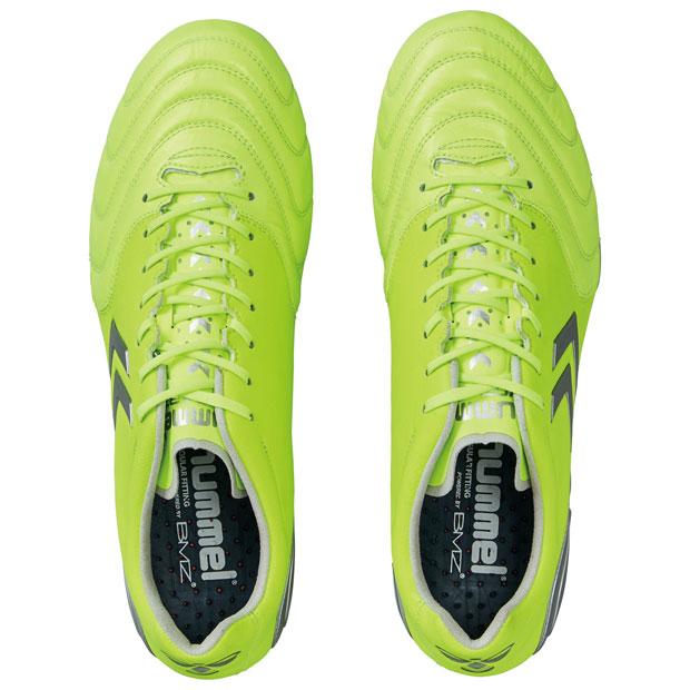 hummel ヴォラート 2 スーパーワイド ネオンイエロー×シルバー