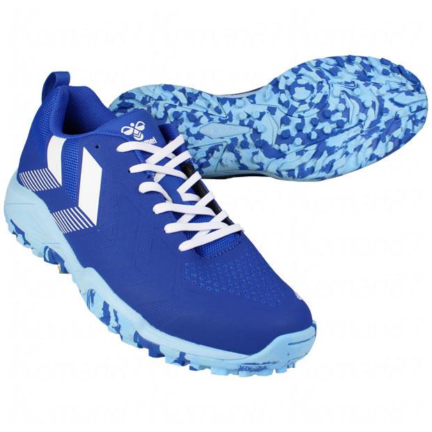 [ヒュンメル] ハンドボールシューズ グランドフライ5 ブルー×ホワイト (6010) 28.5 cm hummel（ヒュンメル） グランドフライ 5 ブルー×ホワイト 【hummel