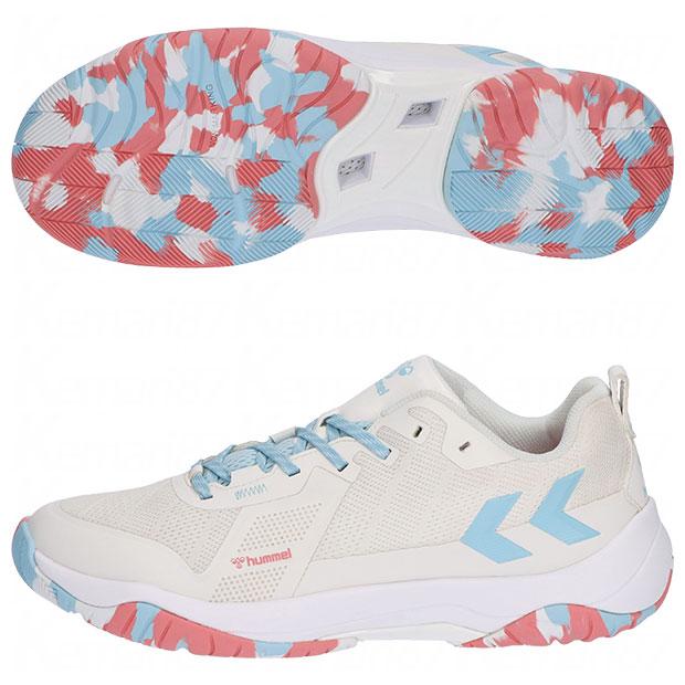 hummel（ヒュンメル） コメットパワー 3.0 ホワイト×ターコイズ
