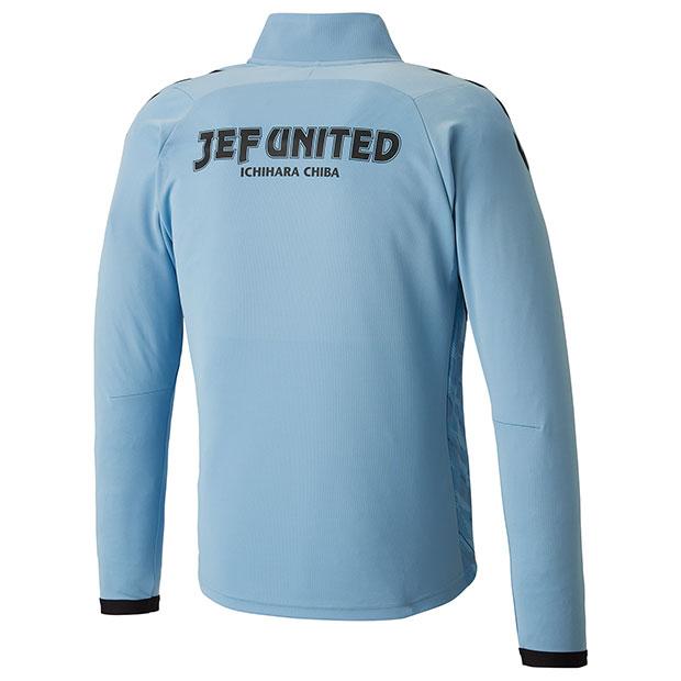 支給品 ジェフユナイテッド千葉 hummel ハーフジップジャケット L hummel ジェフユナイテッド市原・千葉 PRO トレーニングハーフ