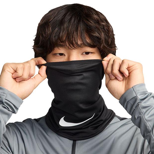 NIKE DF アカデミー ネックウォーマー ブラック×ホワイト 【NIKE