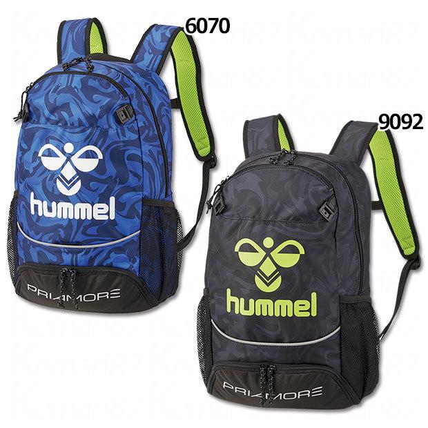 大人も着やすいシンプルファッション ジュニア プリアモーレ バックパック Hummel ヒュンメル サッカーフットサルバッグhfb8043